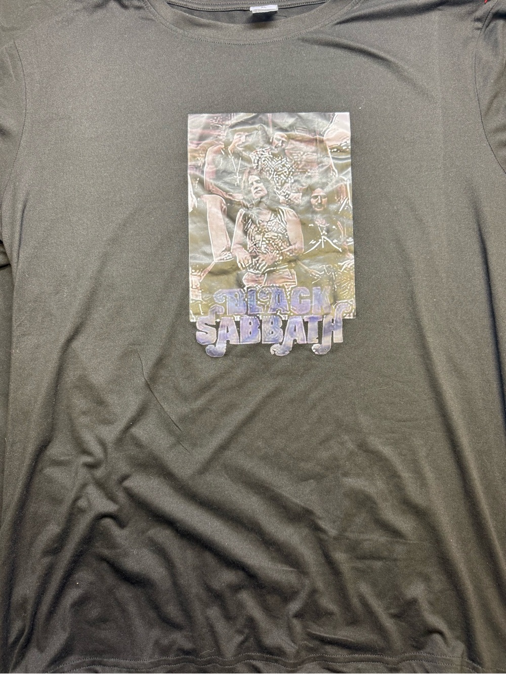 Black Graphic 'Black Sabbath' Band Tee (XL)